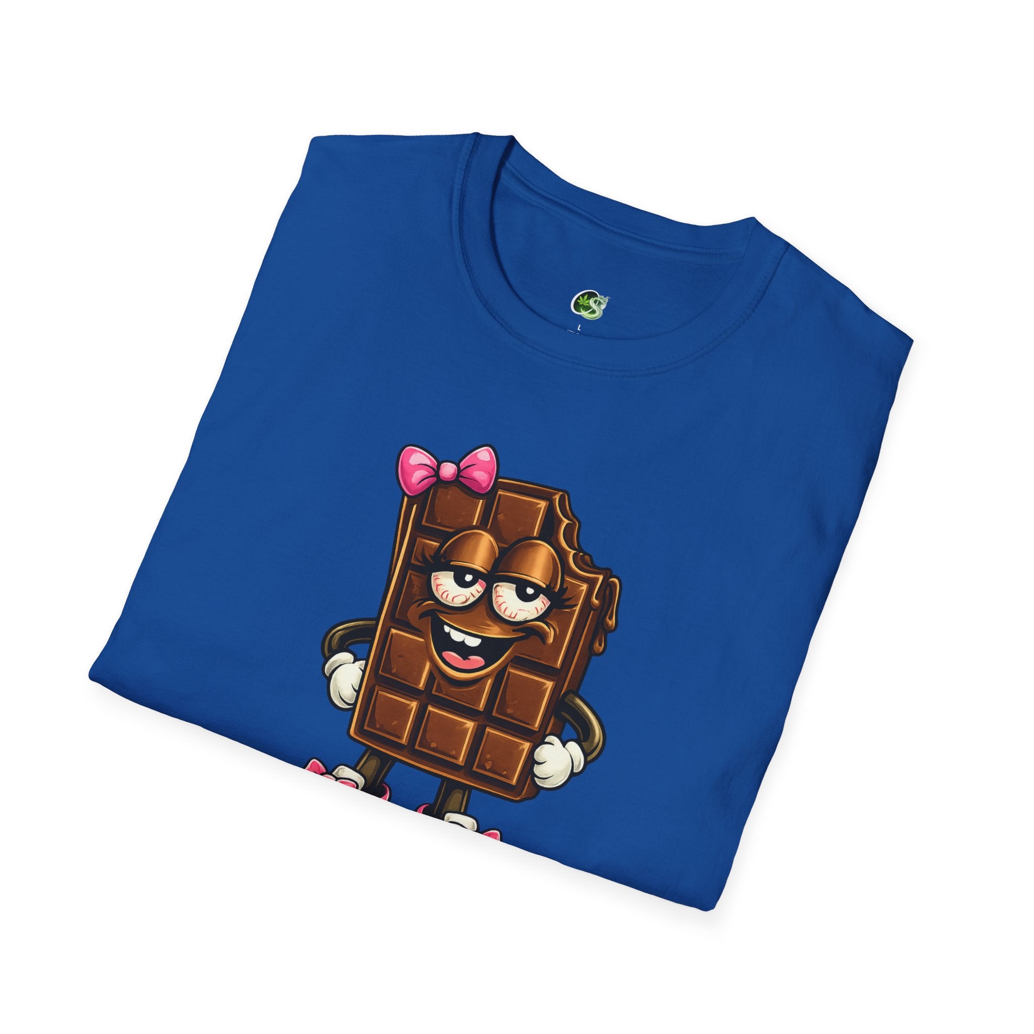 Esther the Edible Chocolate Bar T-Shirt — Cute Cartoon Candy Graphic Tee
