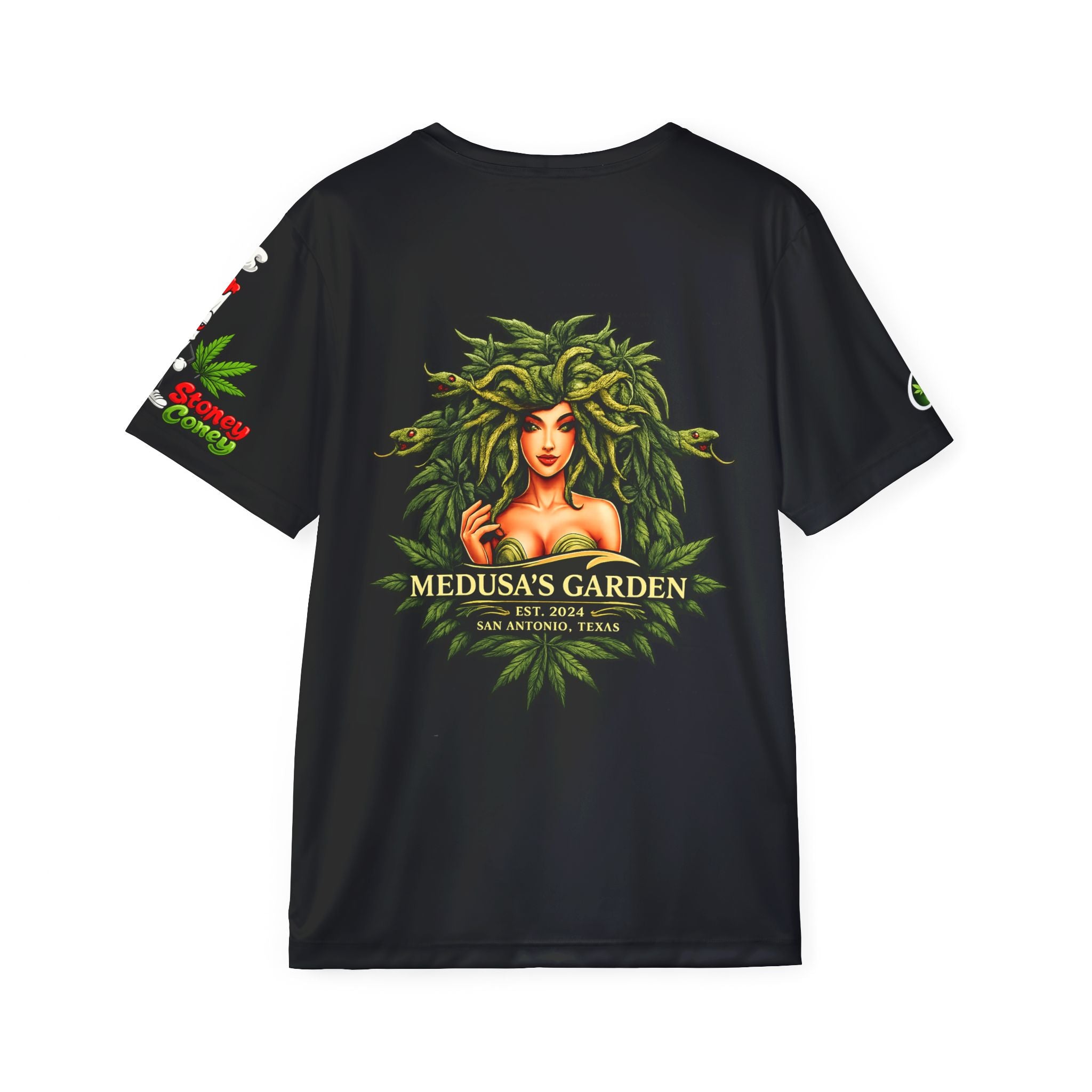 Medusa's Garden Sports Jersey — Botanical Medusa Graphic Tee