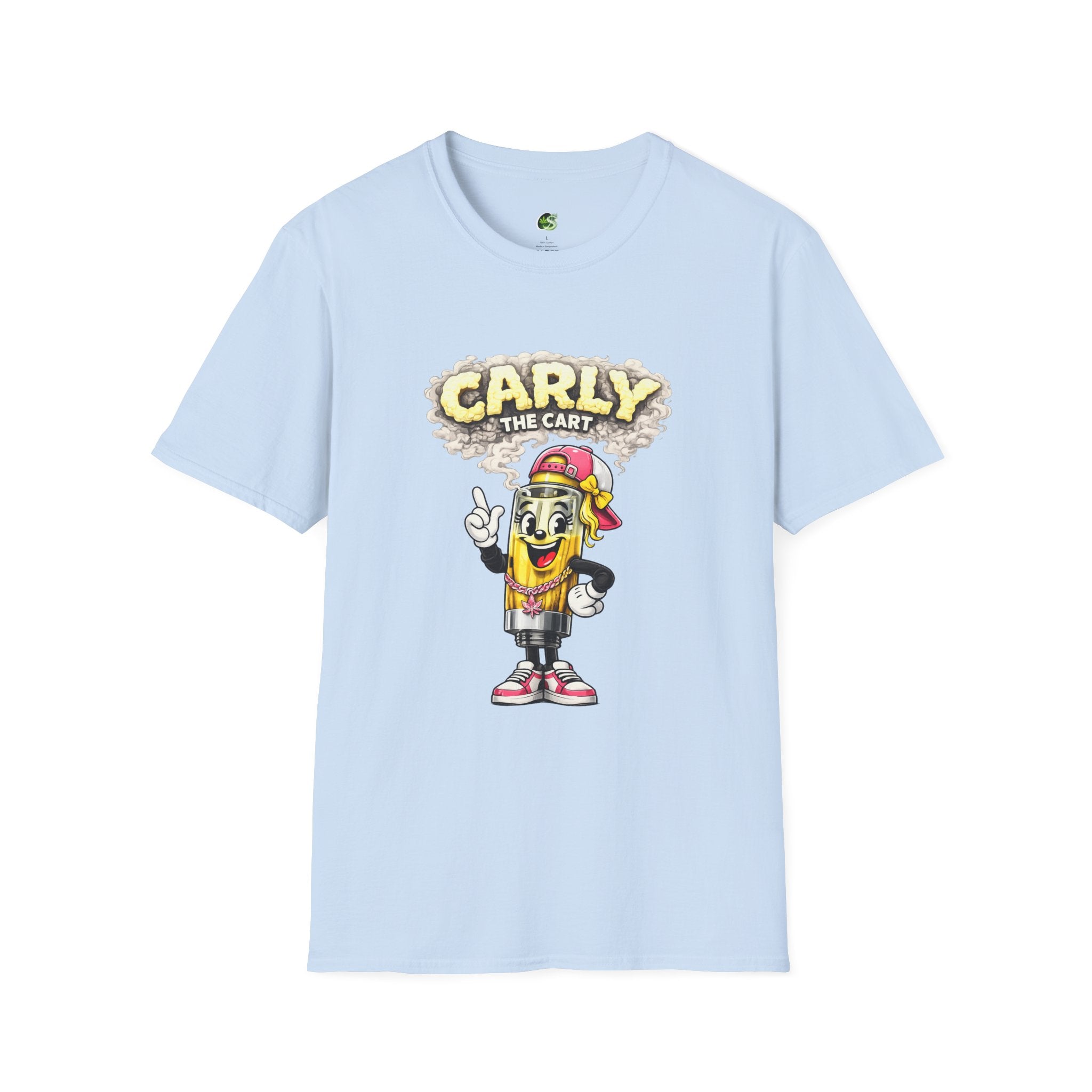 Carly the Cart Cartoon T-Shirt – Cute Mascot Tee for Kids & Fans