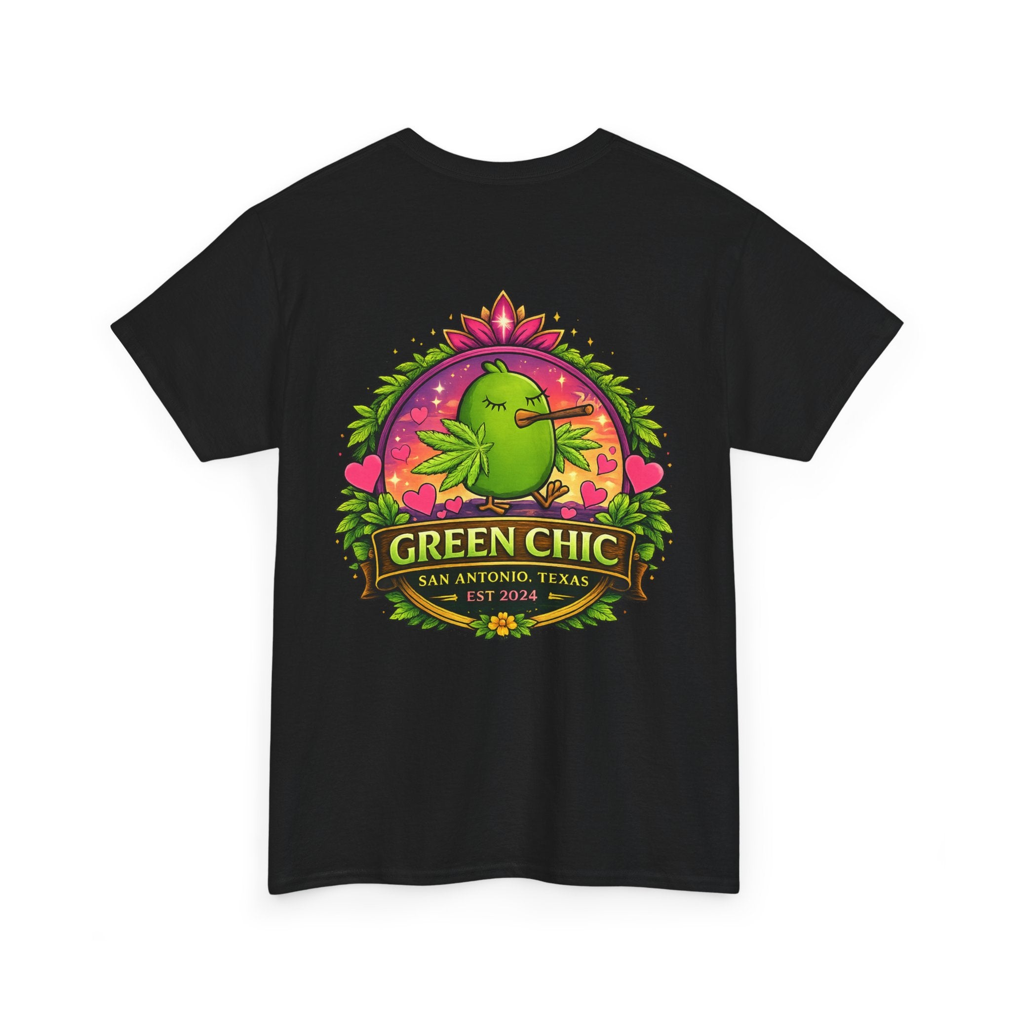 T-Shirt — Green Chic Logo Tee (San Antonio, TX)