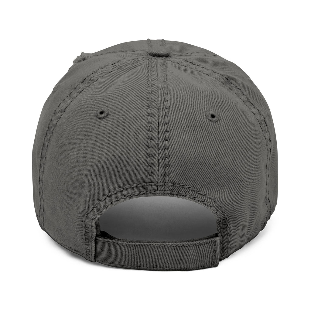 Distressed Embroidered Dad Hat — Shamrock Patch Baseball Cap