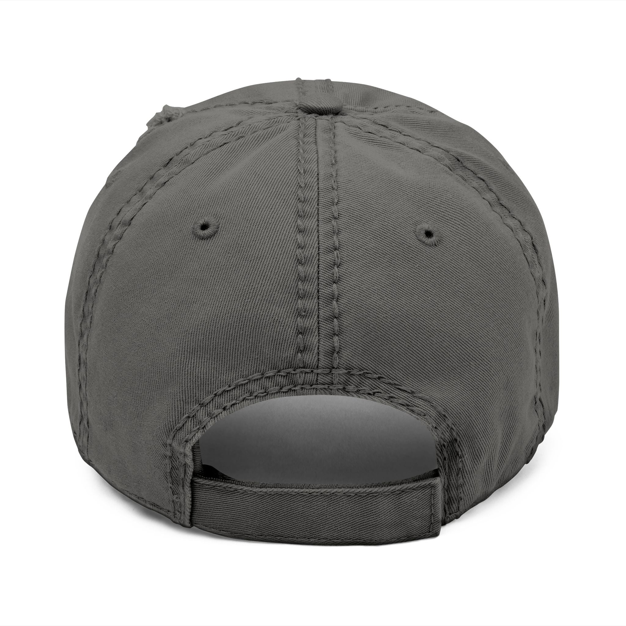 Distressed Embroidered Dad Hat — Shamrock Patch Baseball Cap