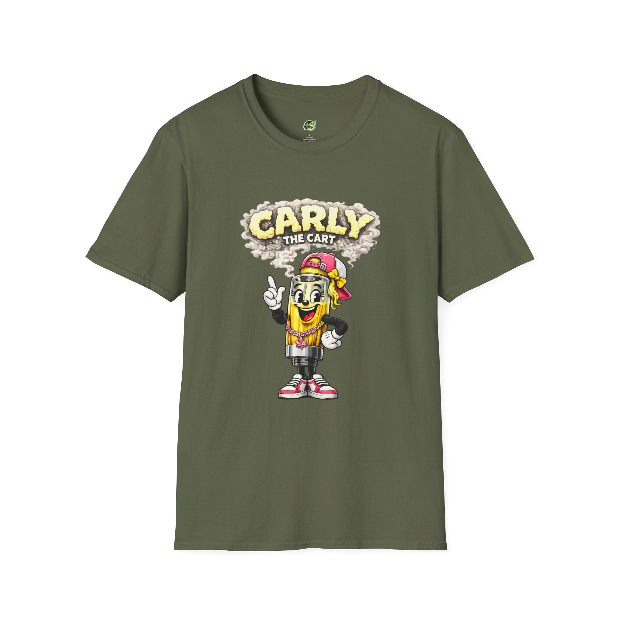 Carly the Cart Cartoon T-Shirt – Cute Mascot Tee for Kids & Fans