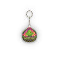 Green Chic Plush Keychain — Custom Shape Mini Plush Keyring