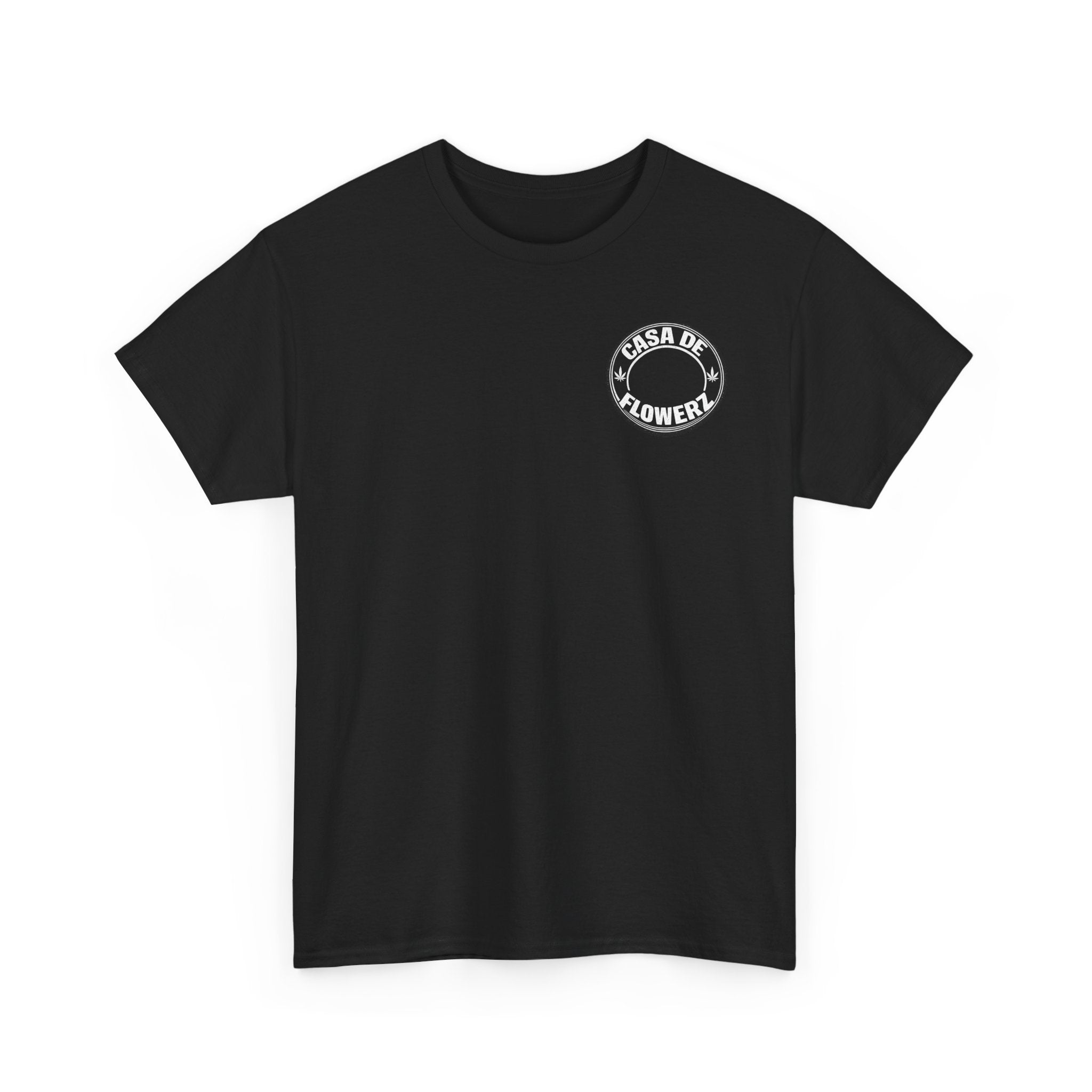 T-Shirt — Casa de Flowerz Cabin Logo Tee (San Antonio, Est. 2025)