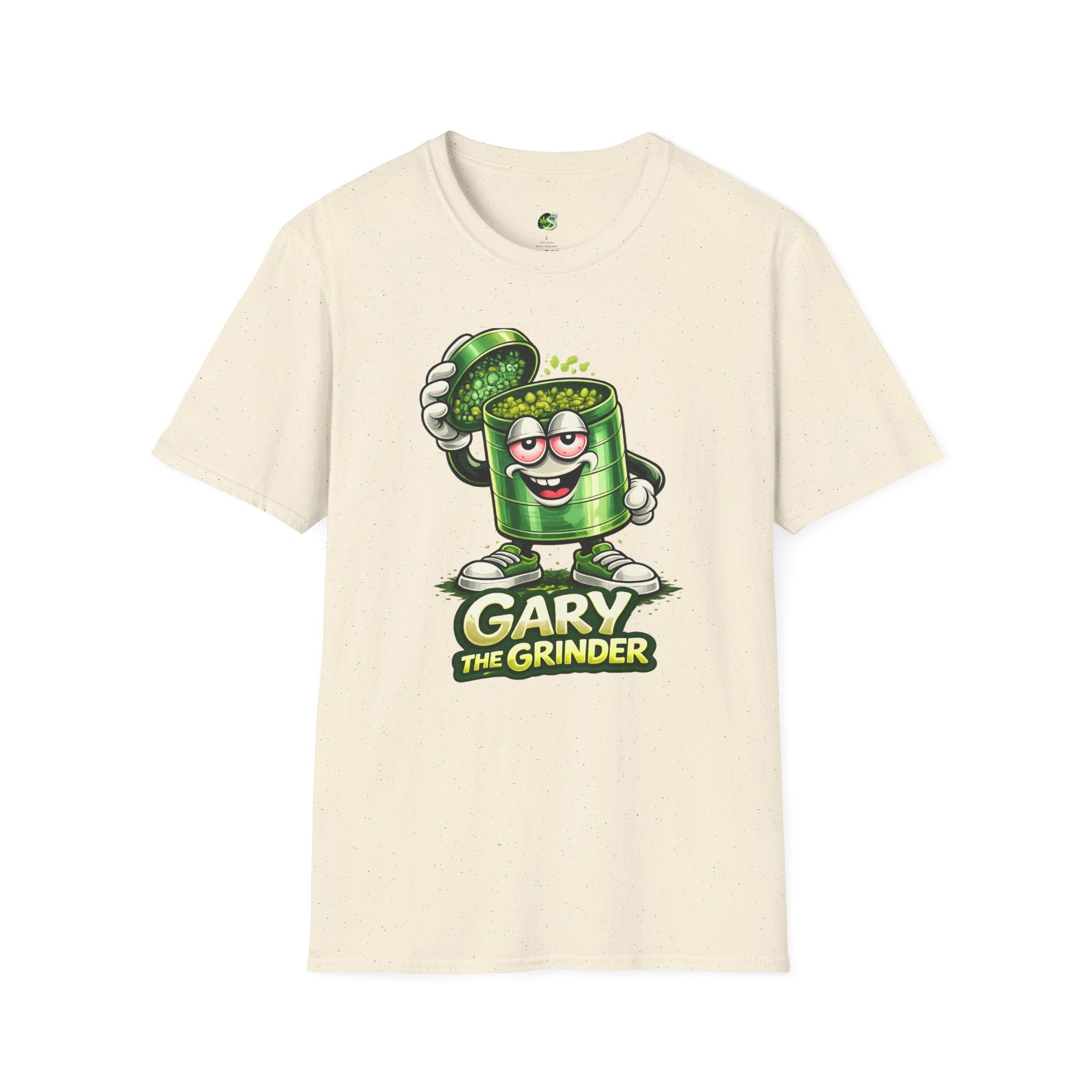 Gary the Grinder T-Shirt – Funny Cartoon Herb Grinder Tee