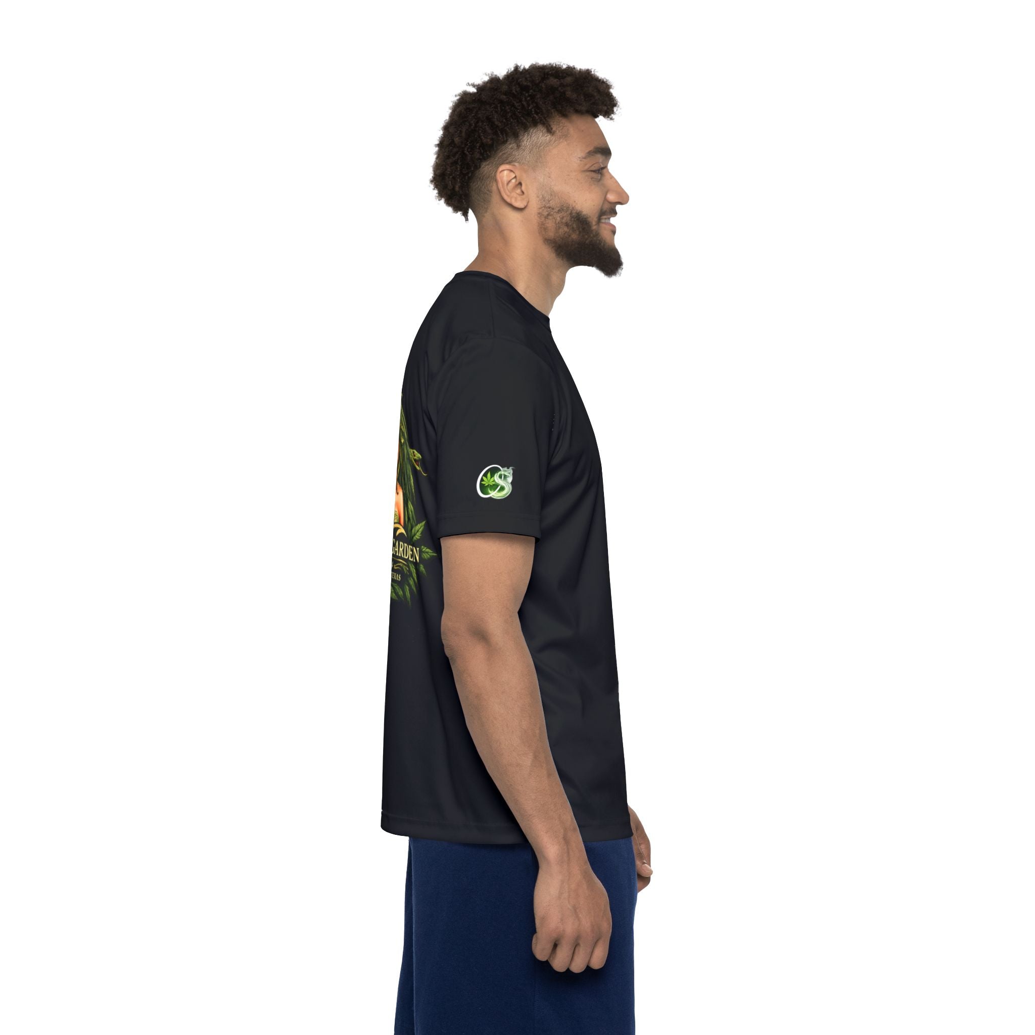 Medusa's Garden Sports Jersey — Botanical Medusa Graphic Tee