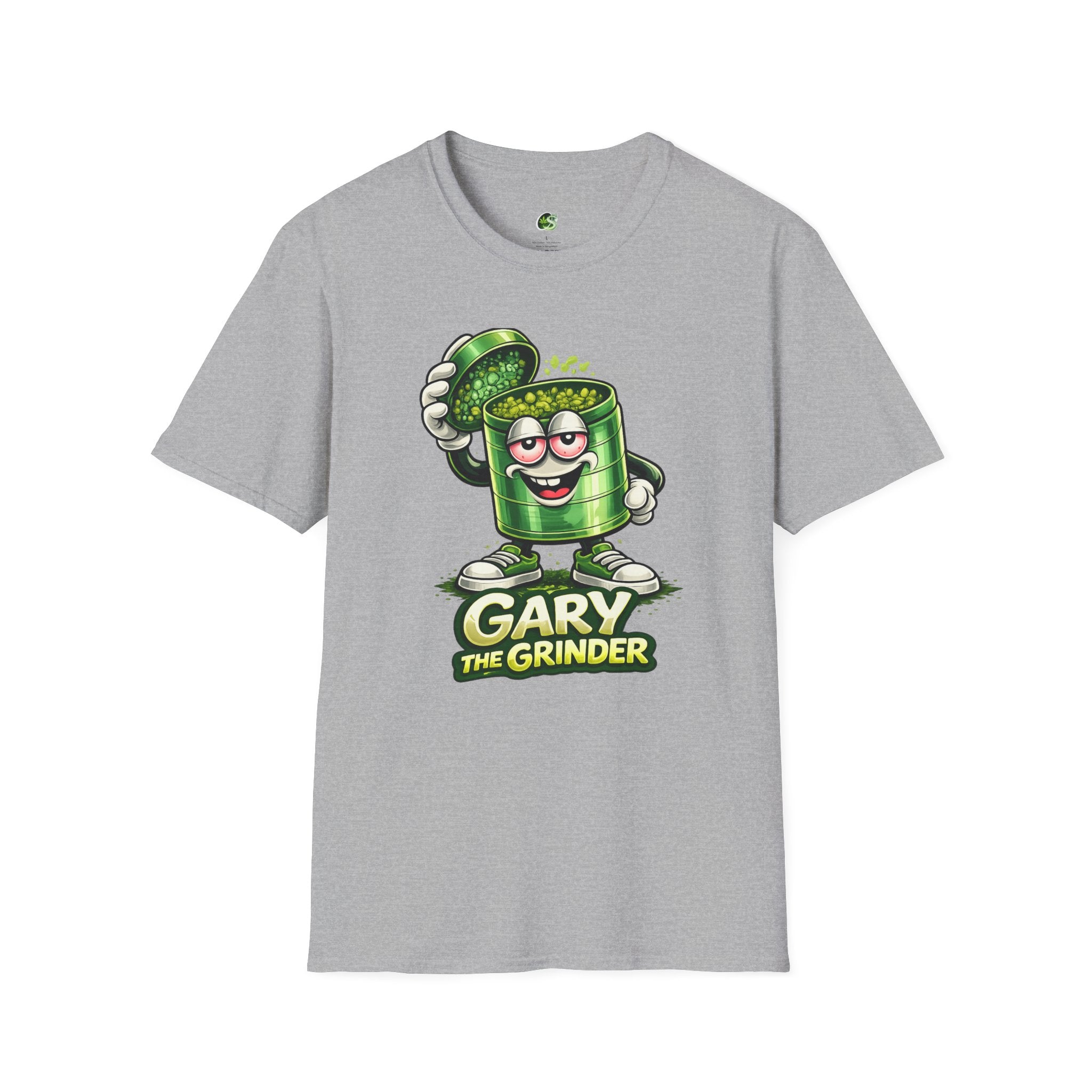 Gary the Grinder T-Shirt – Funny Cartoon Herb Grinder Tee