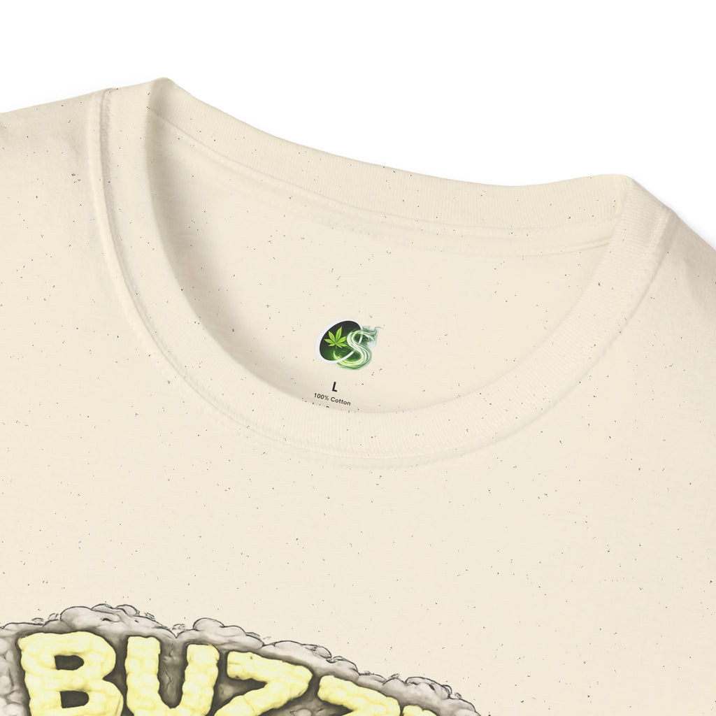 Buzzy the Blunt Graphic T-Shirt — Retro Cartoon Cannabis Tee