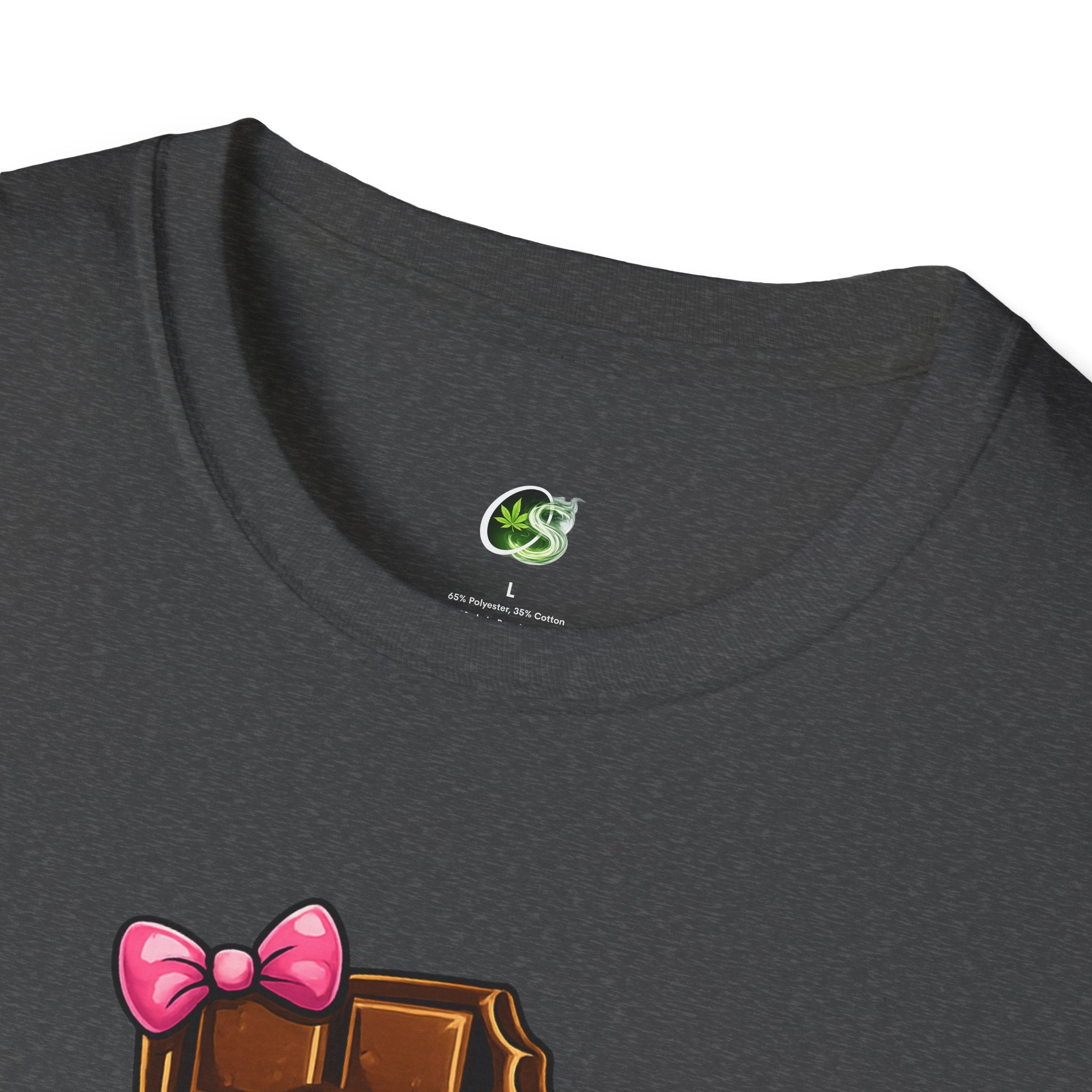 Esther the Edible Chocolate Bar T-Shirt — Cute Cartoon Candy Graphic Tee
