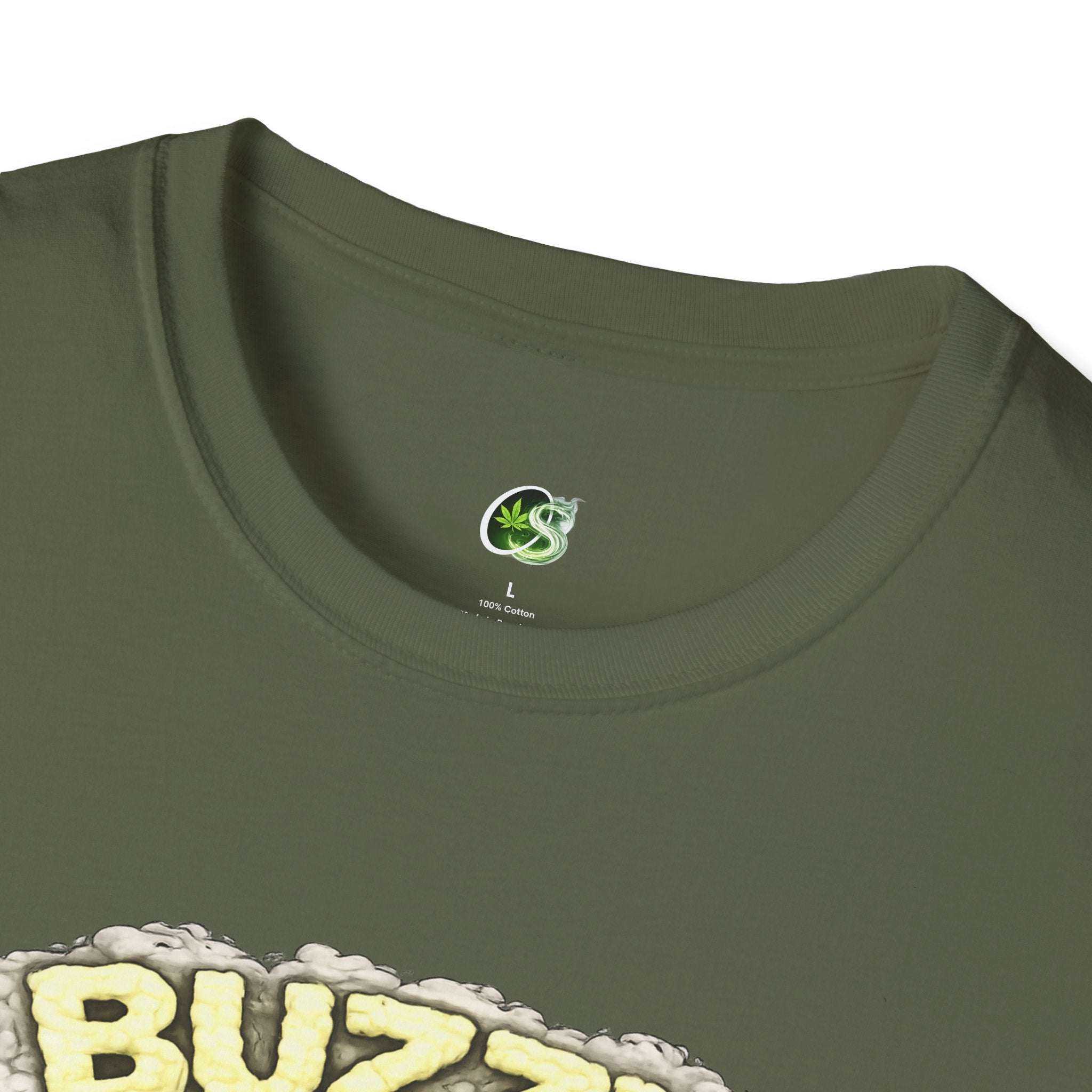 Buzzy the Blunt Graphic T-Shirt — Retro Cartoon Cannabis Tee