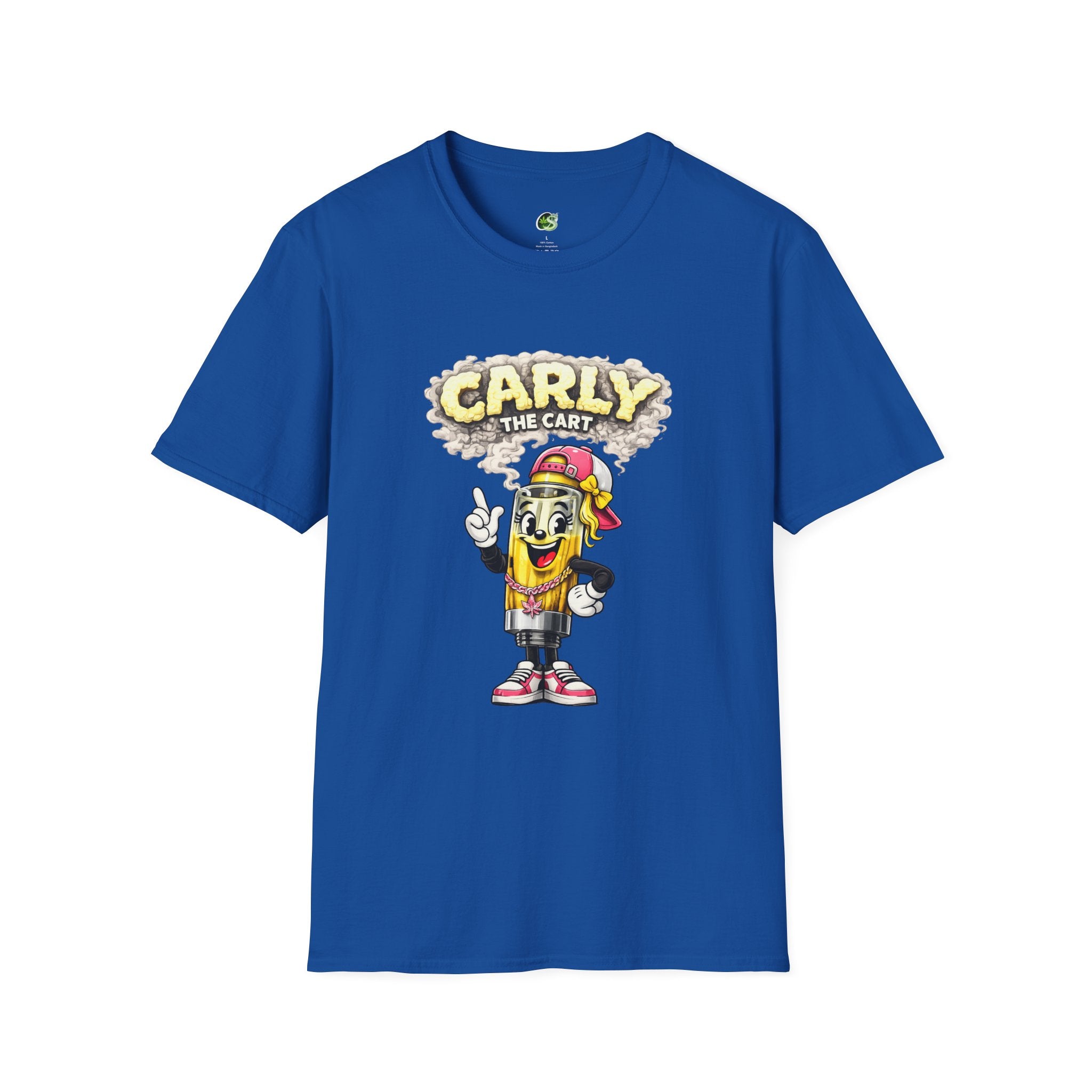 Carly the Cart Cartoon T-Shirt – Cute Mascot Tee for Kids & Fans