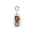 Chocolate Character Mini Plush Keychain – Custom Shape Cute Snack Accessory