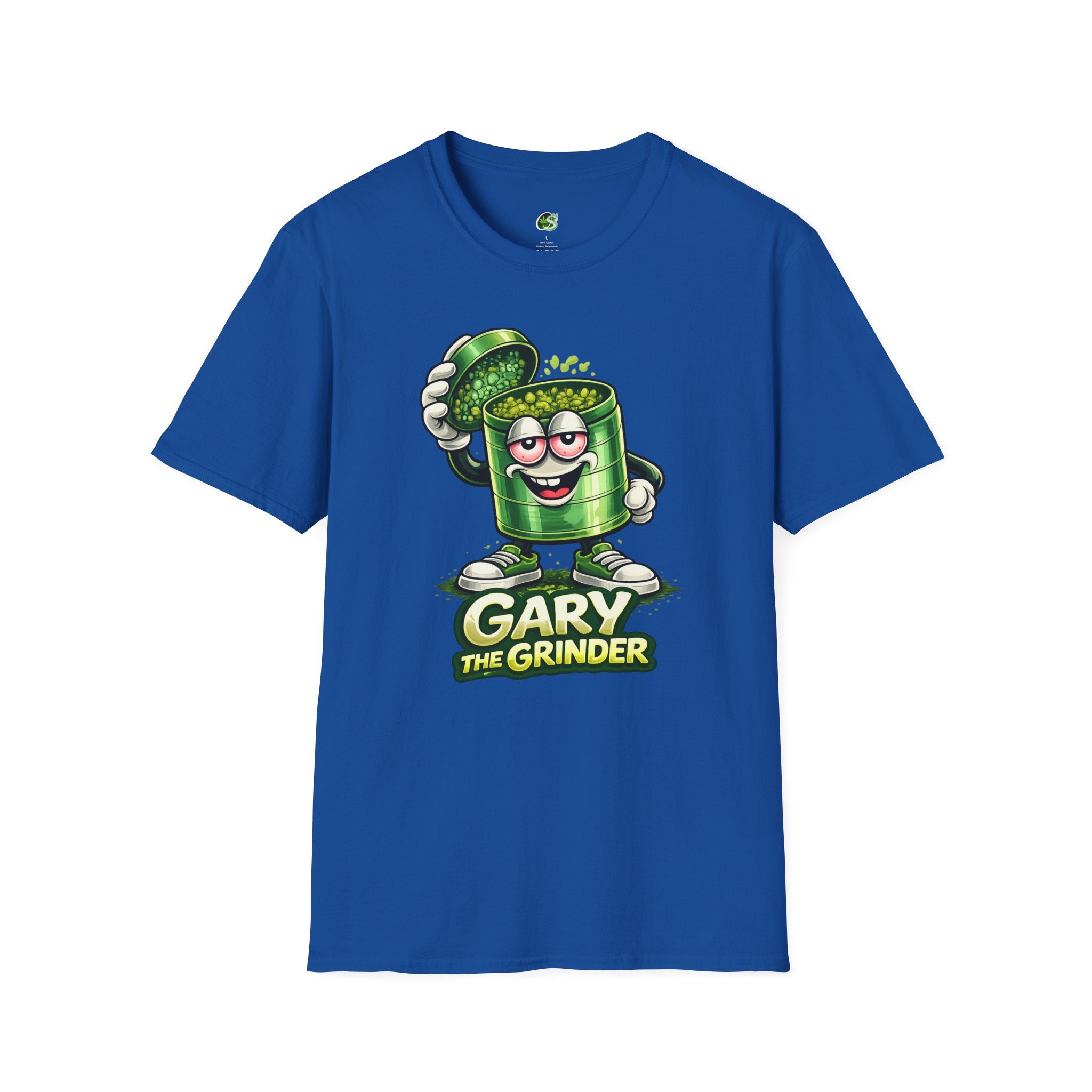 Gary the Grinder T-Shirt – Funny Cartoon Herb Grinder Tee