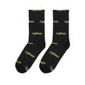 OnlyStoners Logo Crew Socks — Black Padded Cotton Socks