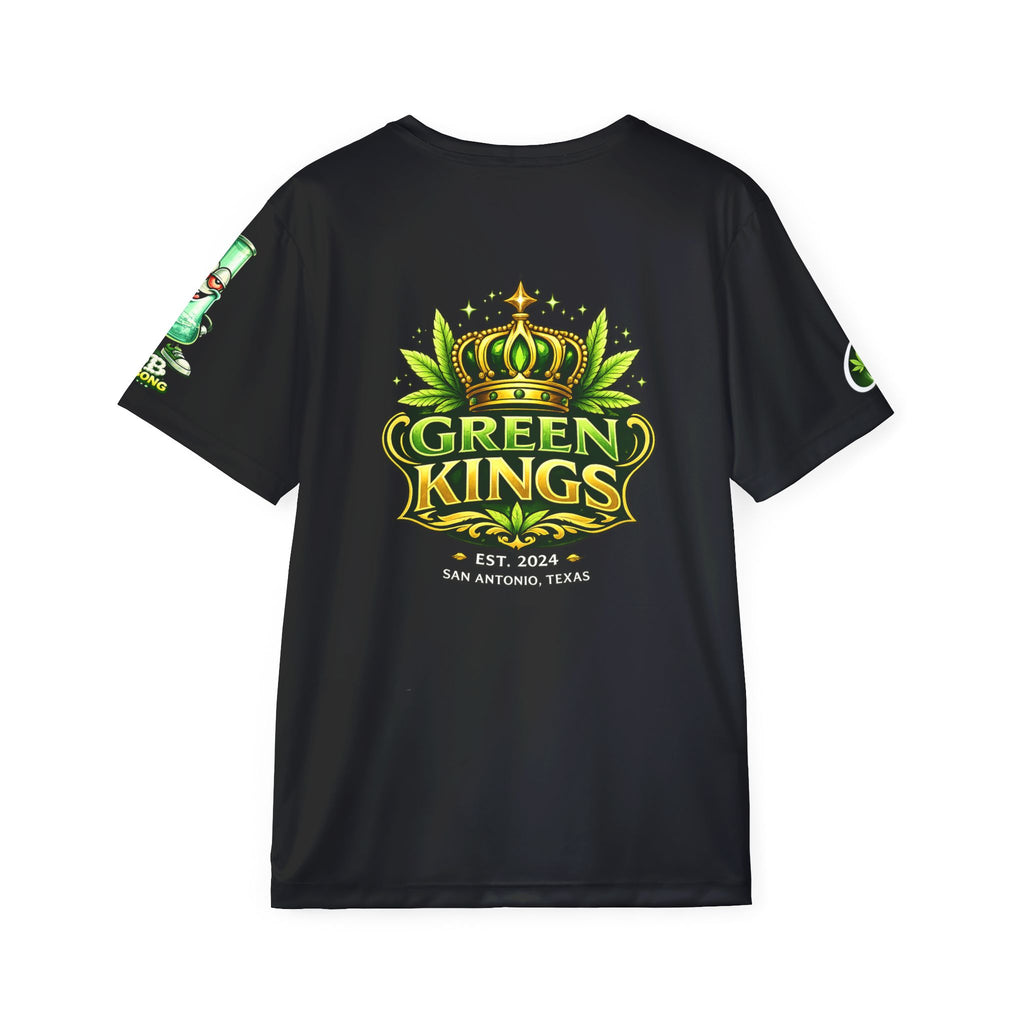Green Kings Sports Jersey — Men's Graphic Athletic Tee