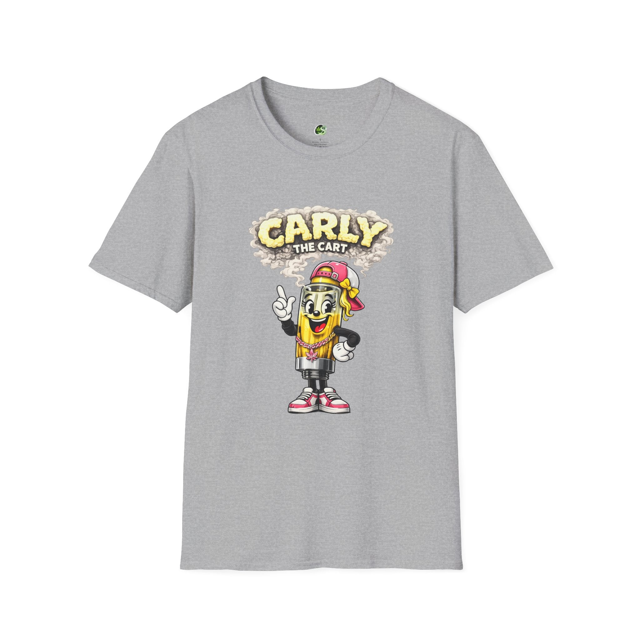 Carly the Cart Cartoon T-Shirt – Cute Mascot Tee for Kids & Fans