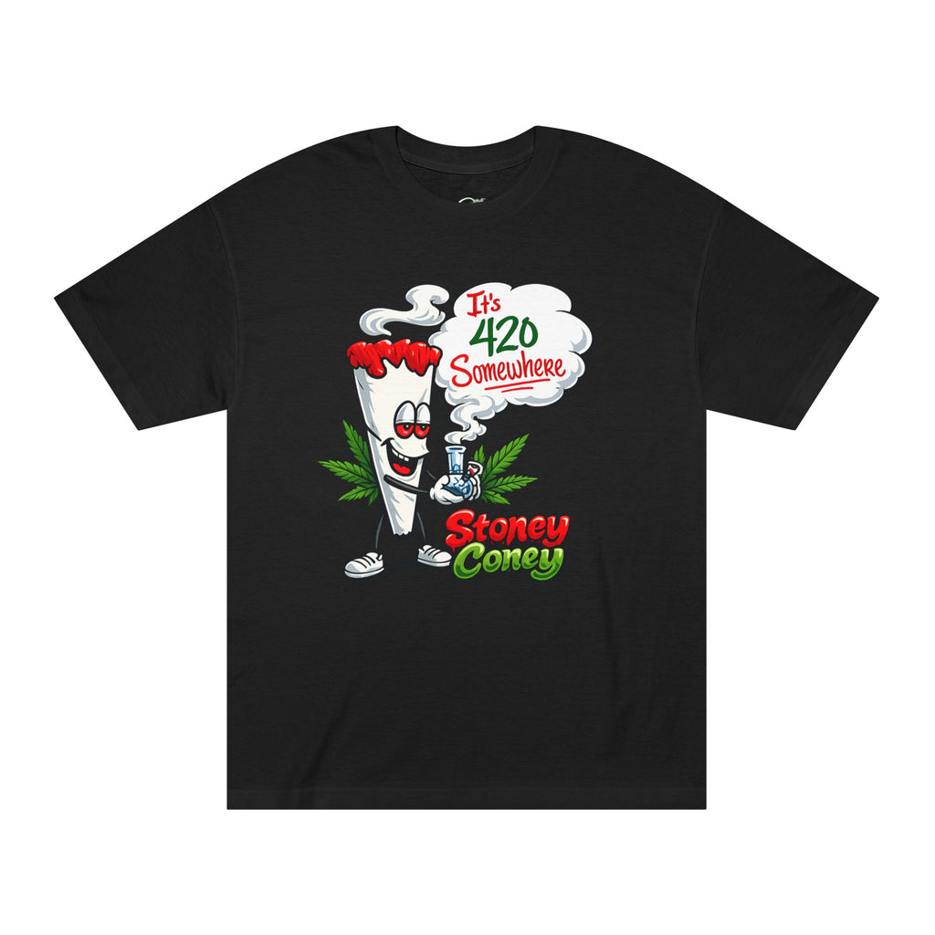 420 Stoner Tee — "It's 420 Somewhere" Cannabis Graphic Shirt