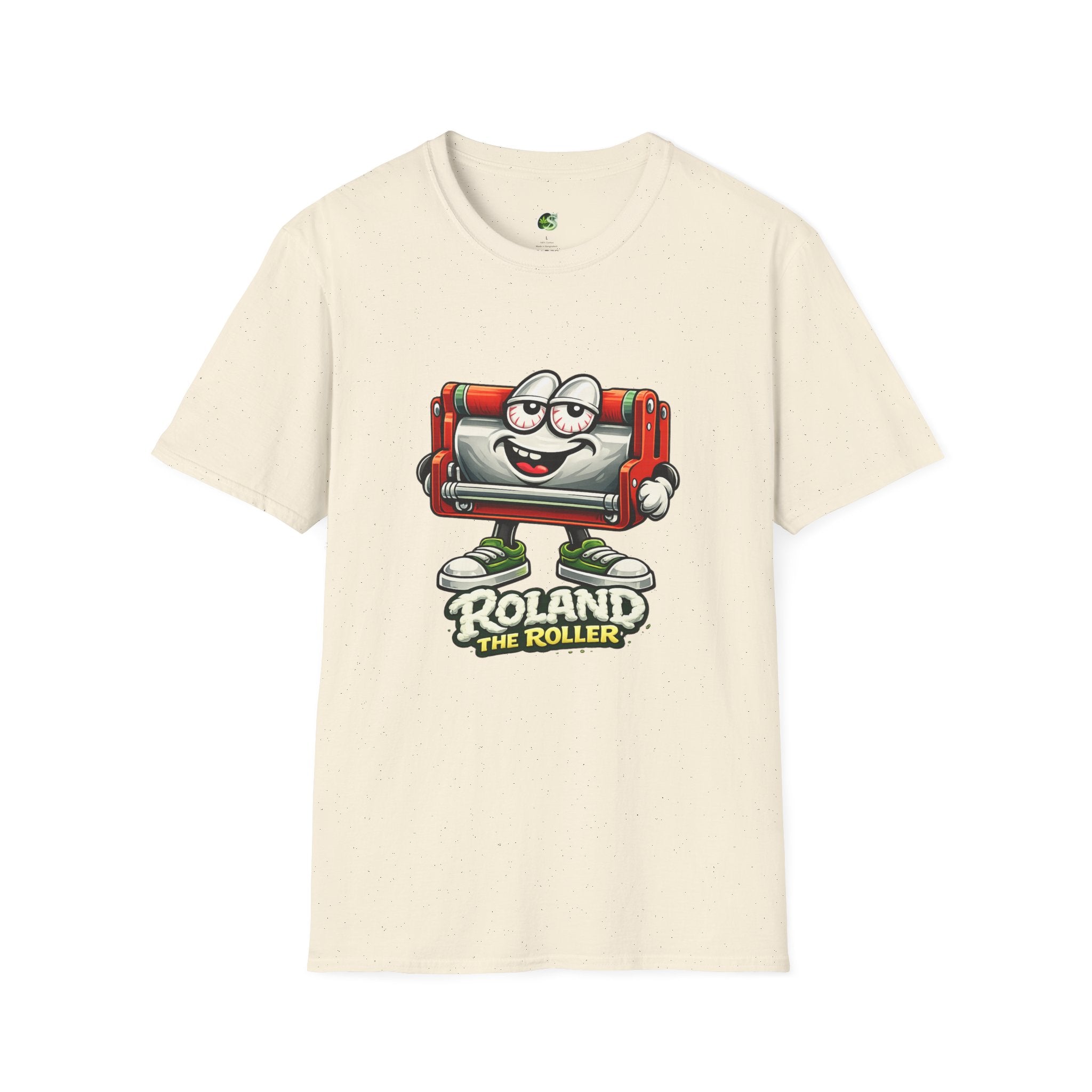 Roland the Roller Cartoon T-Shirt — Funny Retro Roller Character Tee
