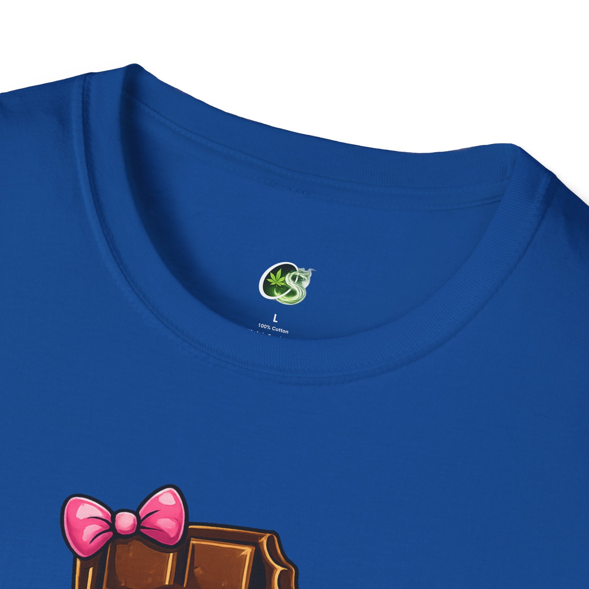 Esther the Edible Chocolate Bar T-Shirt — Cute Cartoon Candy Graphic Tee