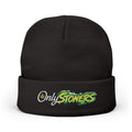 Only Stoners Embroidered Knit Beanie – Casual Cannabis Culture Winter Hat