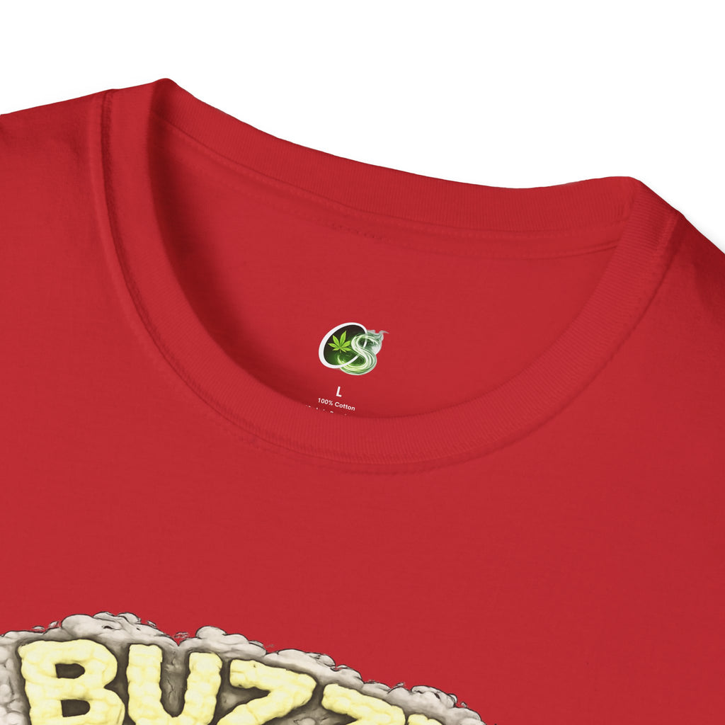 Buzzy the Blunt Graphic T-Shirt — Retro Cartoon Cannabis Tee