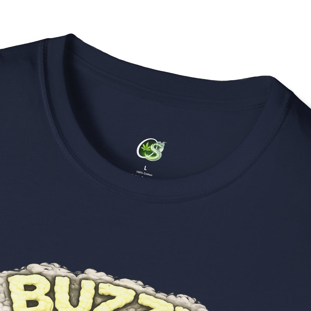 Buzzy the Blunt Graphic T-Shirt — Retro Cartoon Cannabis Tee
