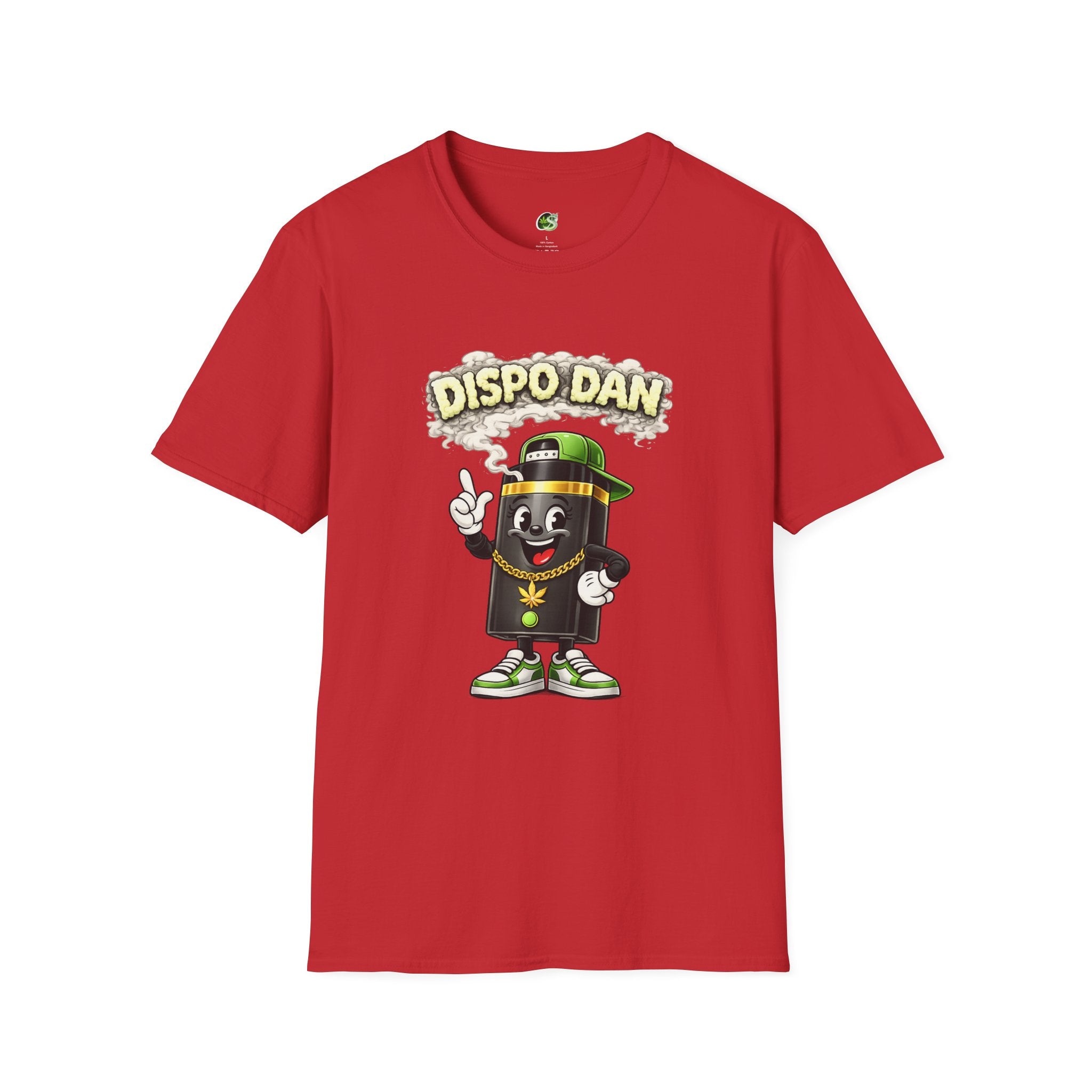 Dispensary Cartoon T-Shirt – "Dispo Dan" Smokable Can Graphic