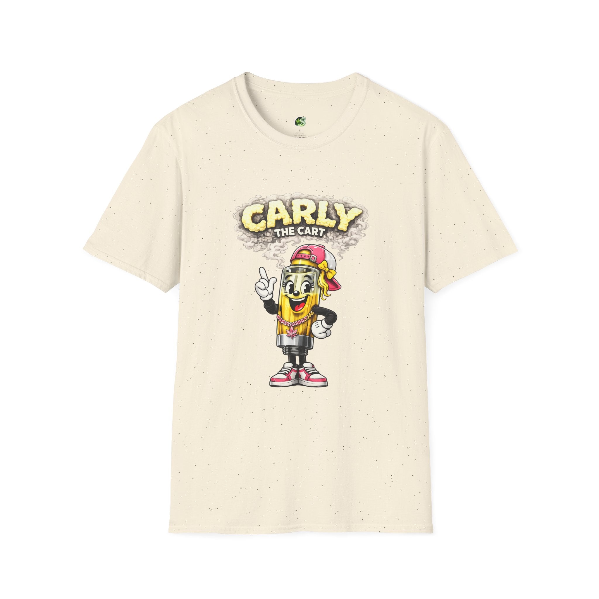 Carly the Cart Cartoon T-Shirt – Cute Mascot Tee for Kids & Fans