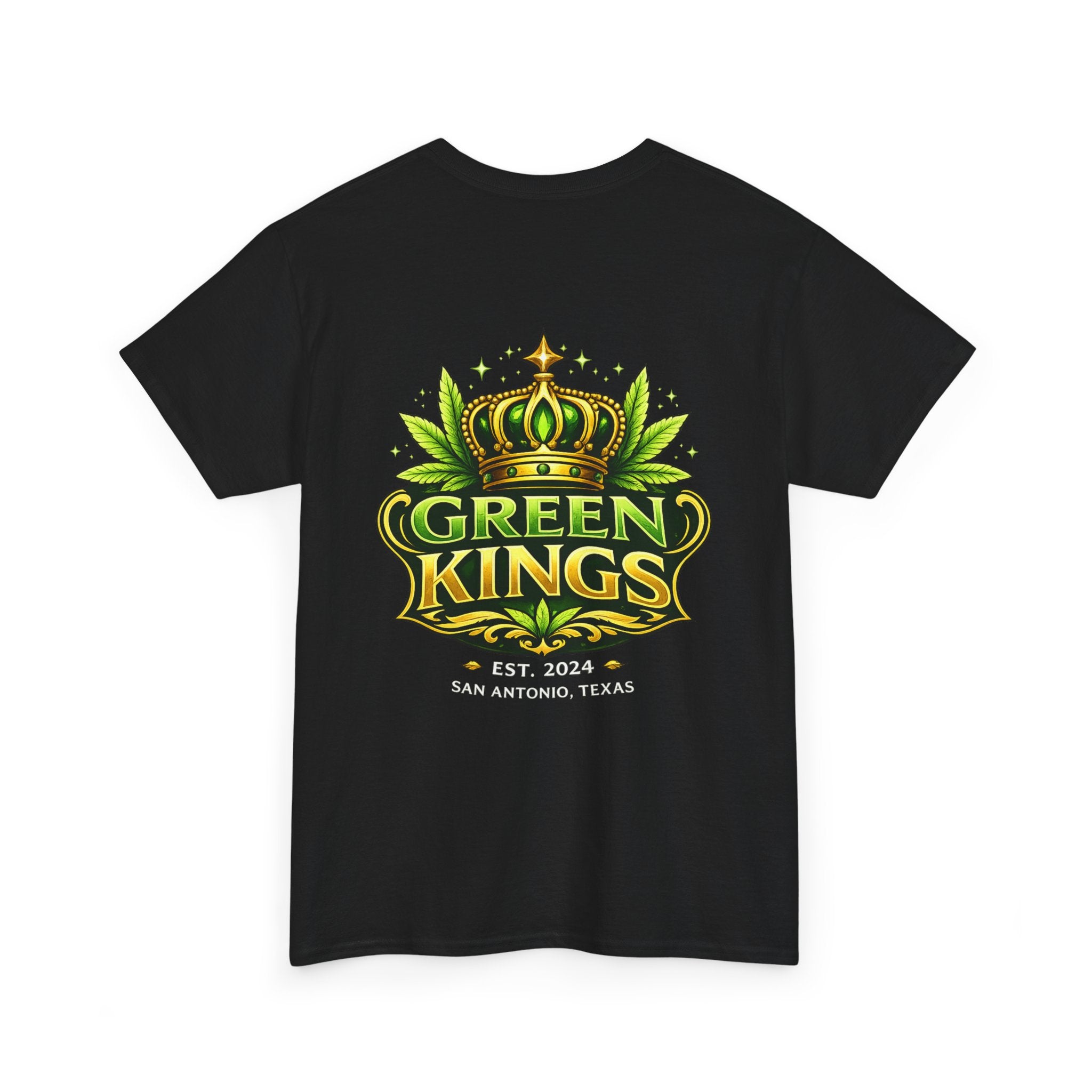 Green Kings Tee — San Antonio Crown Logo T-Shirt