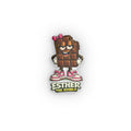 Chocolate Bar Character Custom Shaped Pillow — "Esther the Edible" Plush Decor
