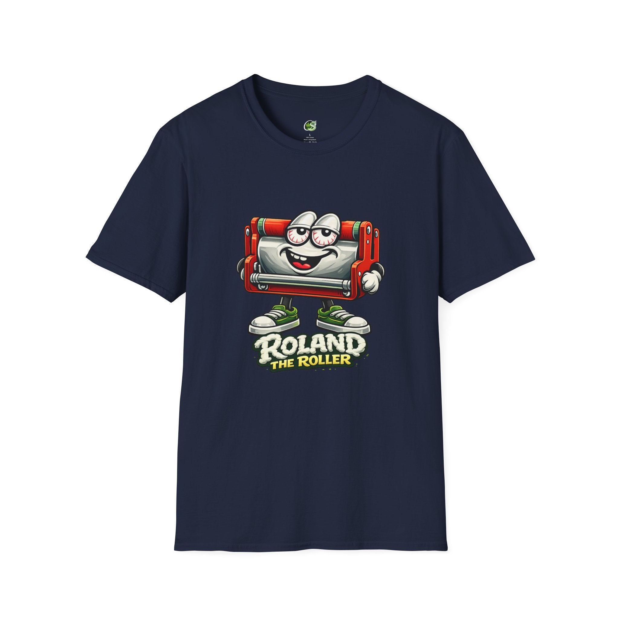 Roland the Roller Cartoon T-Shirt — Funny Retro Roller Character Tee