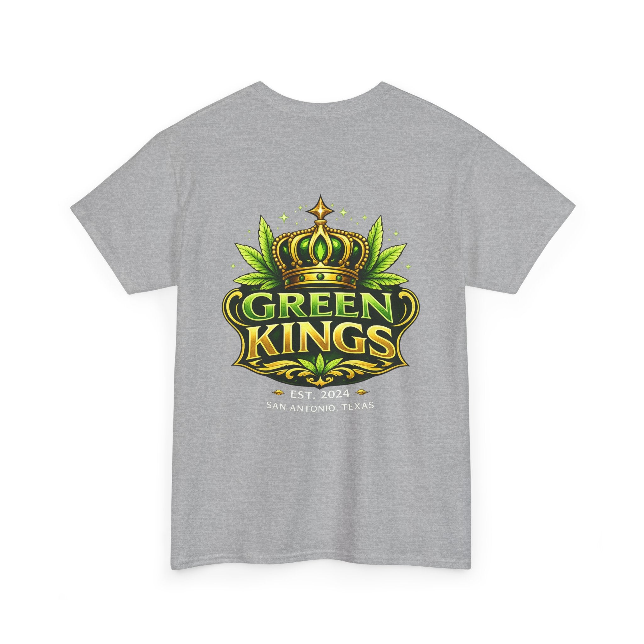 Green Kings Tee — San Antonio Crown Logo T-Shirt