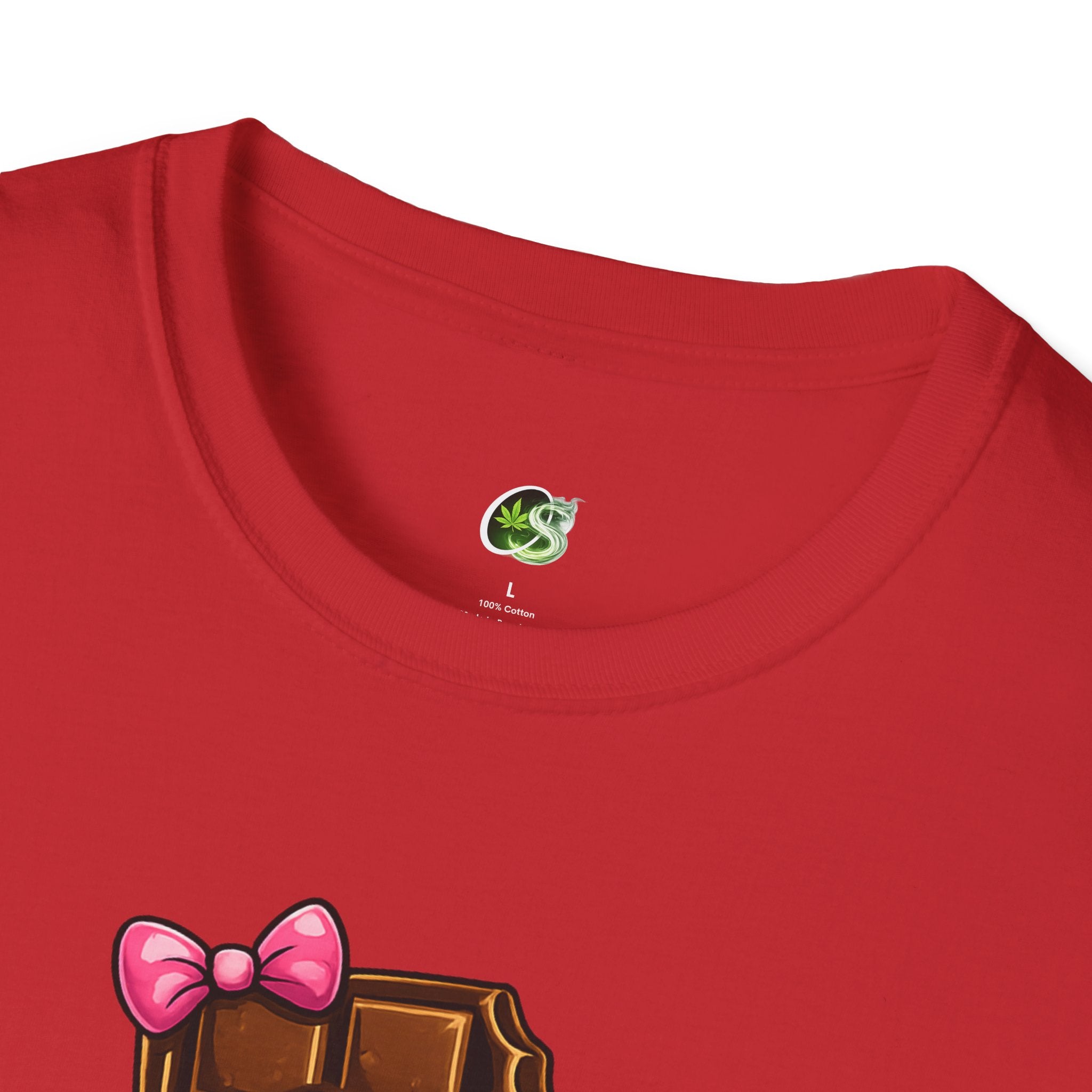 Esther the Edible Chocolate Bar T-Shirt — Cute Cartoon Candy Graphic Tee