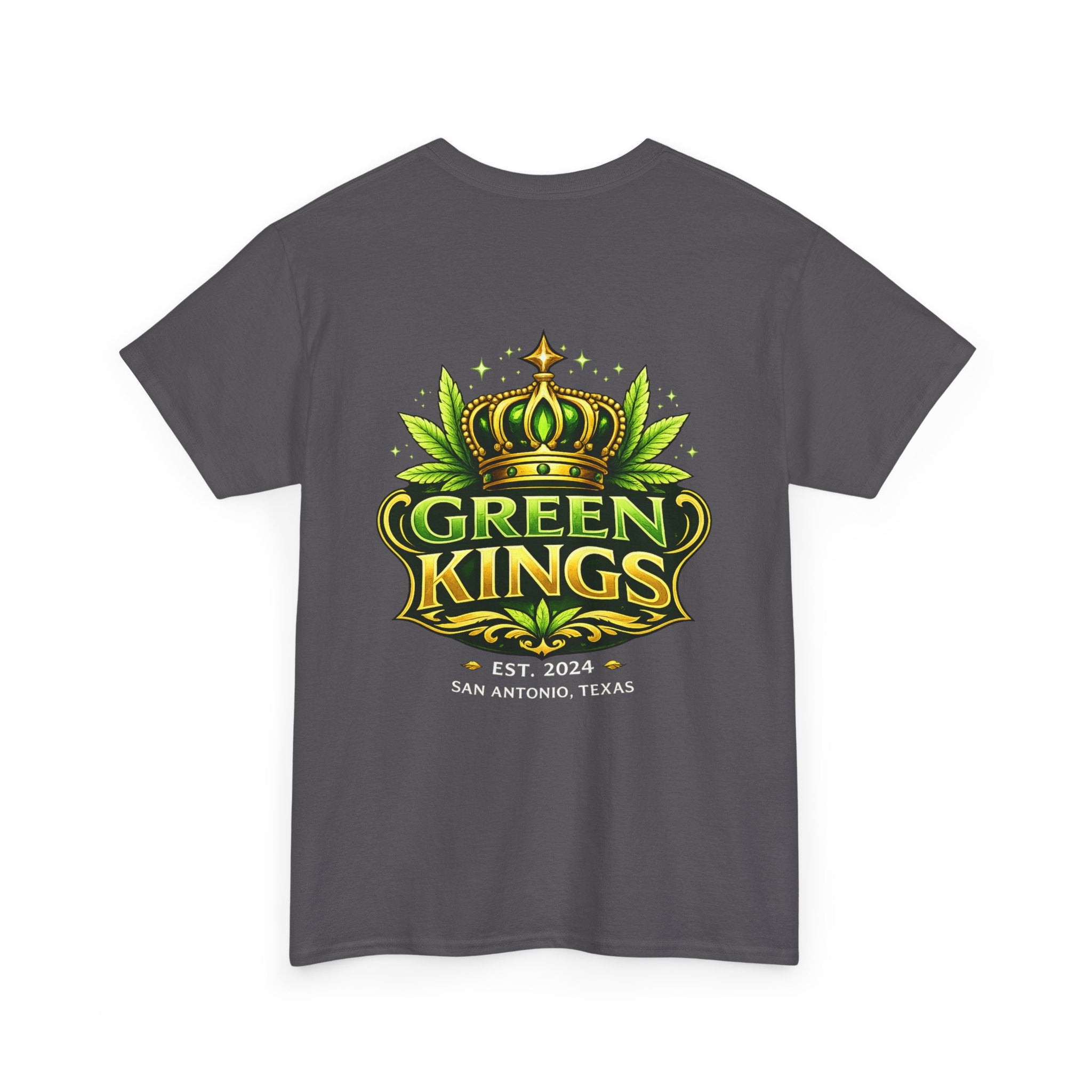 Green Kings Tee — San Antonio Crown Logo T-Shirt