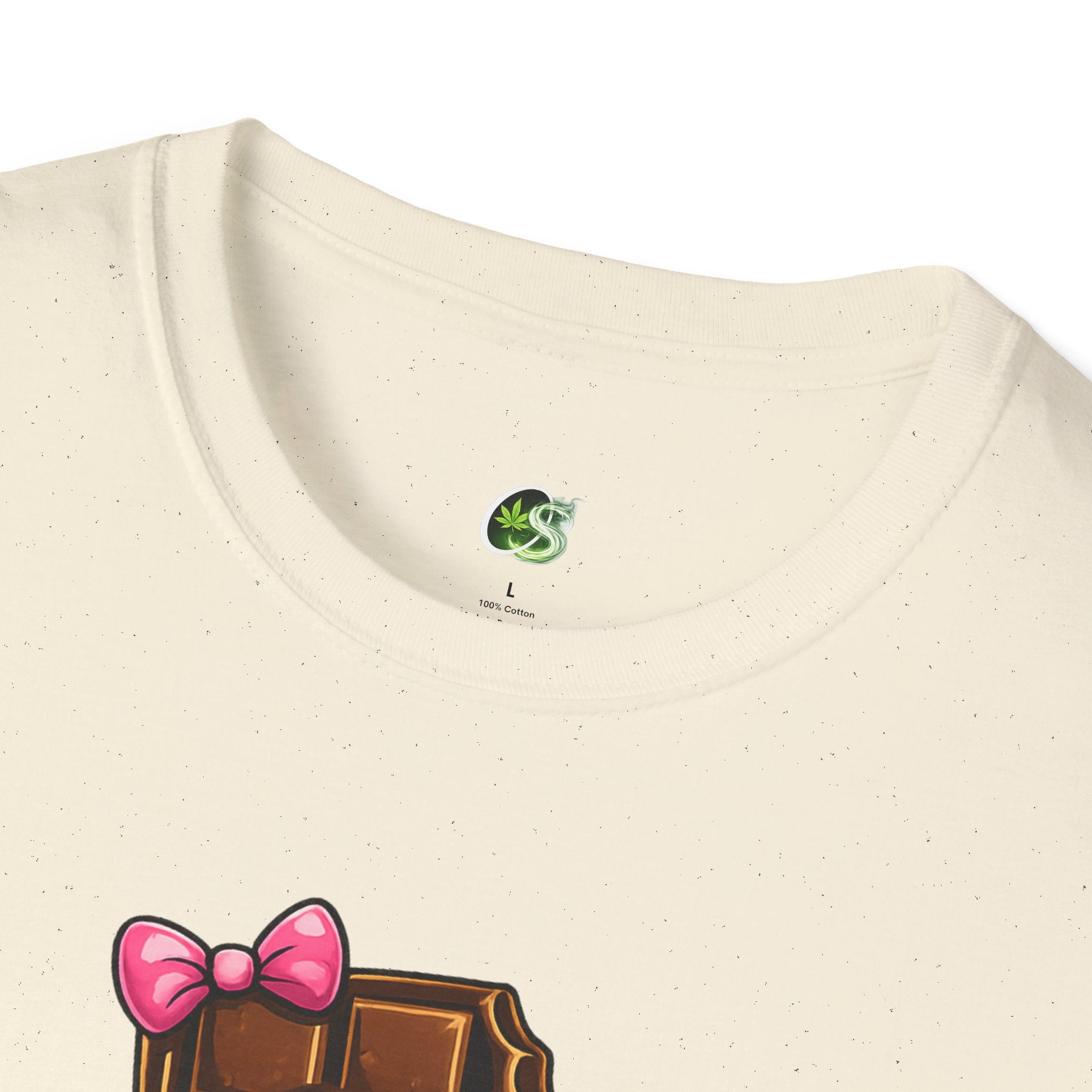 Esther the Edible Chocolate Bar T-Shirt — Cute Cartoon Candy Graphic Tee