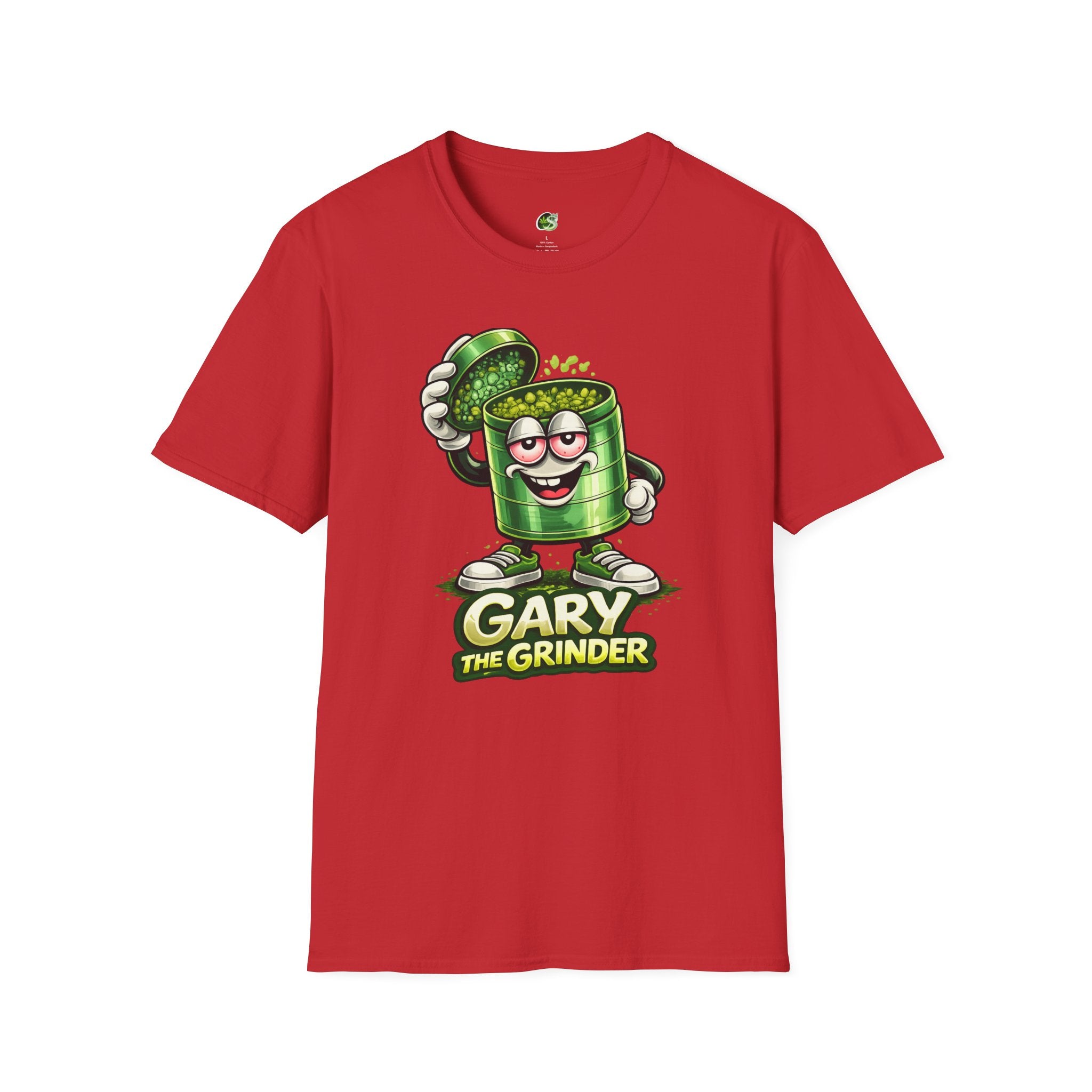 Gary the Grinder T-Shirt – Funny Cartoon Herb Grinder Tee