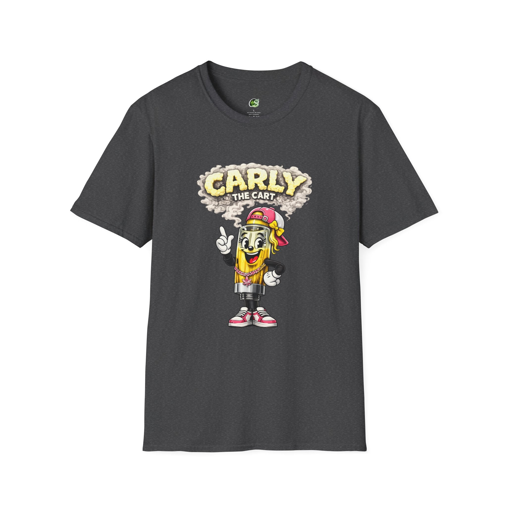Carly the Cart Cartoon T-Shirt – Cute Mascot Tee for Kids & Fans