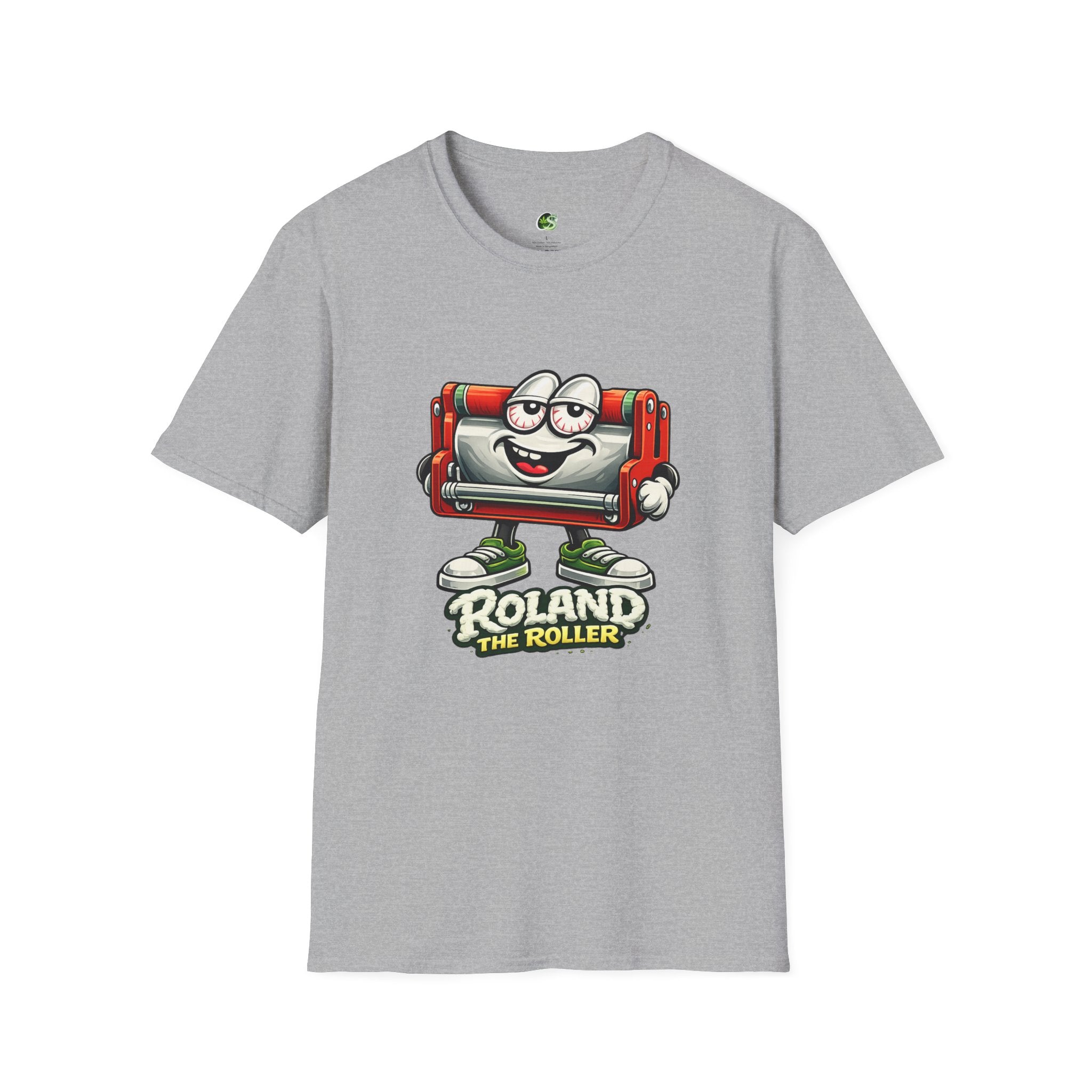 Roland the Roller Cartoon T-Shirt — Funny Retro Roller Character Tee